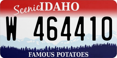 ID license plate W464410