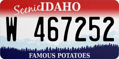 ID license plate W467252