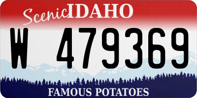 ID license plate W479369