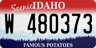 ID license plate W480373