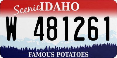ID license plate W481261