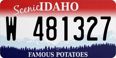 ID license plate W481327