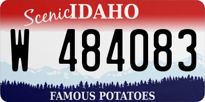 ID license plate W484083