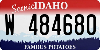 ID license plate W484680