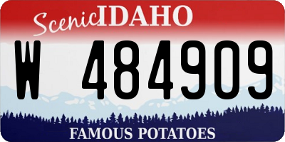 ID license plate W484909