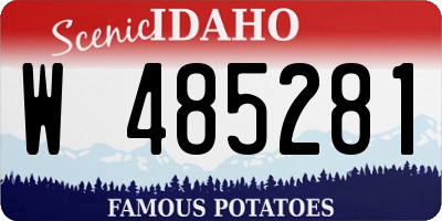 ID license plate W485281
