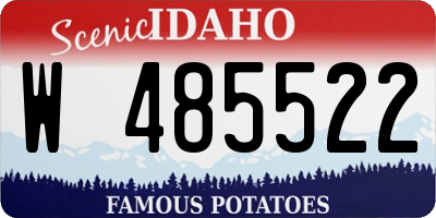 ID license plate W485522