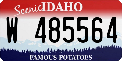 ID license plate W485564