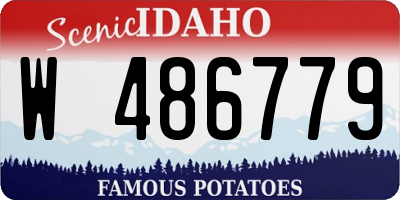 ID license plate W486779