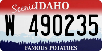 ID license plate W490235