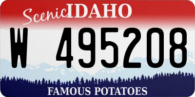 ID license plate W495208