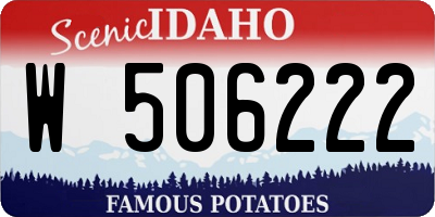 ID license plate W506222