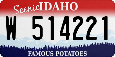 ID license plate W514221