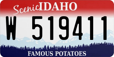 ID license plate W519411