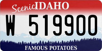 ID license plate W519900