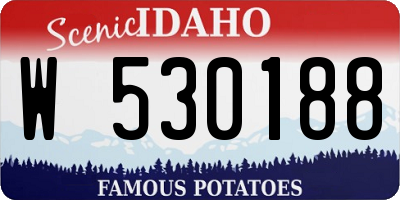 ID license plate W530188