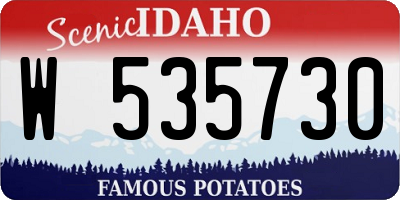 ID license plate W535730