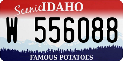 ID license plate W556088