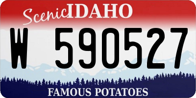 ID license plate W590527