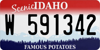 ID license plate W591342