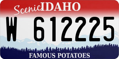 ID license plate W612225
