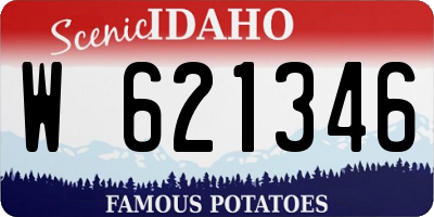 ID license plate W621346