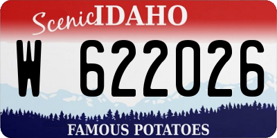 ID license plate W622026