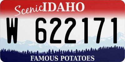 ID license plate W622171