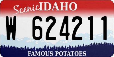 ID license plate W624211