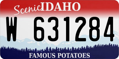 ID license plate W631284