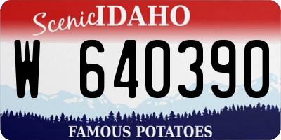 ID license plate W640390