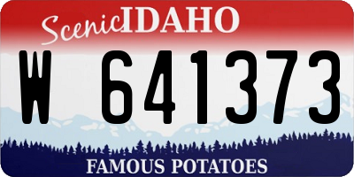 ID license plate W641373