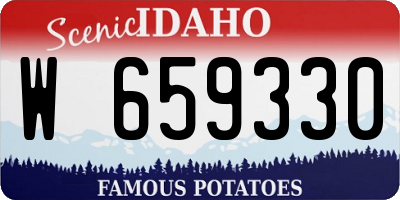 ID license plate W659330