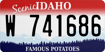 ID license plate W741686