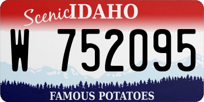 ID license plate W752095