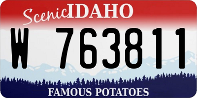 ID license plate W763811