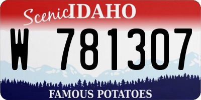 ID license plate W781307