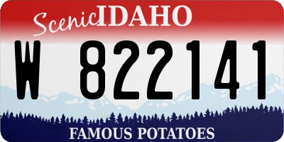 ID license plate W822141
