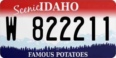 ID license plate W822211