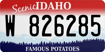 ID license plate W826285