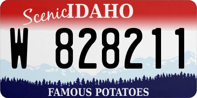 ID license plate W828211