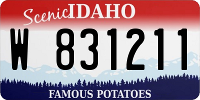 ID license plate W831211