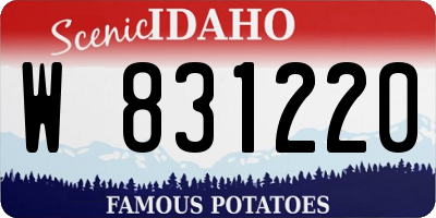 ID license plate W831220