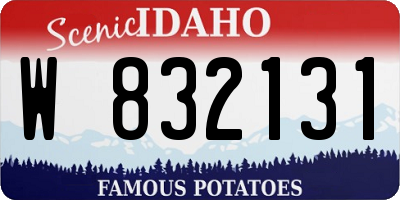 ID license plate W832131