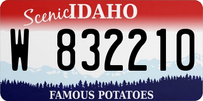 ID license plate W832210