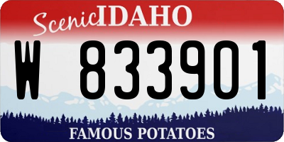 ID license plate W833901