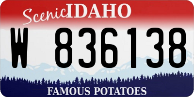 ID license plate W836138