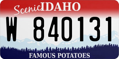 ID license plate W840131