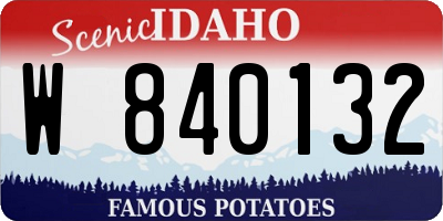 ID license plate W840132
