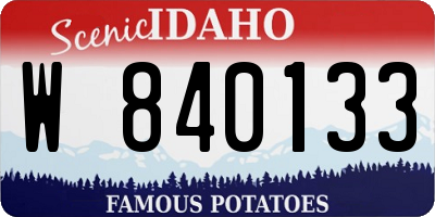 ID license plate W840133